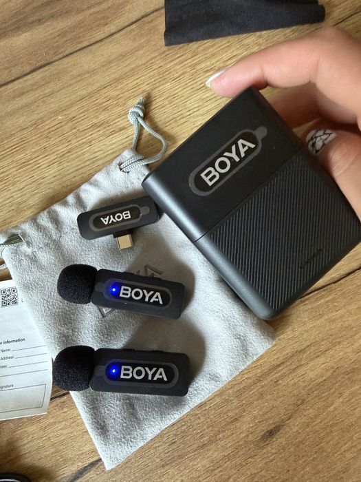 Новий бездротовий мікрофон BOYA BY-V20 Combo Type-C
