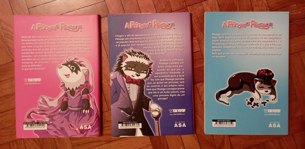 A Princesa Pêssego - Manga em português - COLECÇÃO COMPLETA