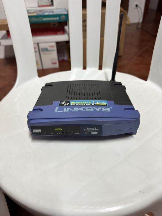 Linksys WRT54GL IEEE 802.11b/g Wireless Router.