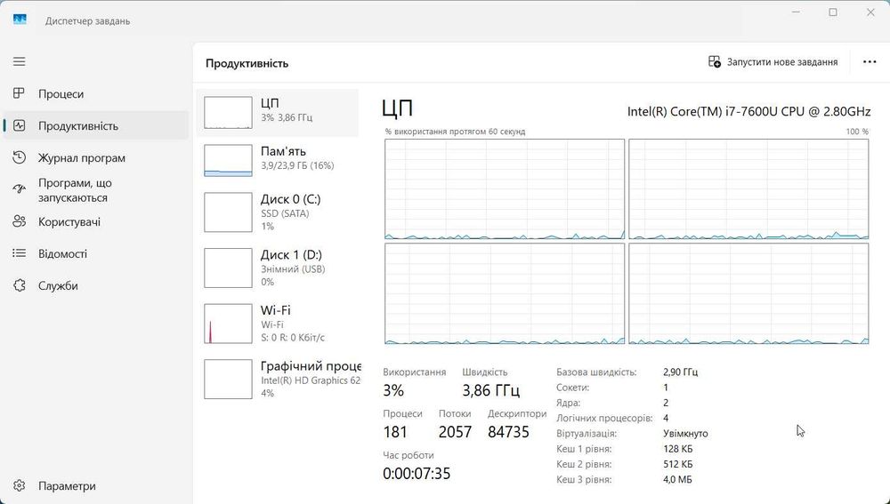HP EliteBook 850 G4 | 15.6” FHD | i7-7600U 3,9 GHz | 24GB DDR4 | 256GB SSD