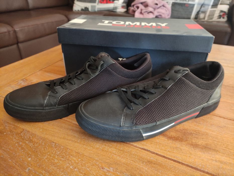 Tenisówki Tommy Hilfiger Core Mix VULC Black, r. 44