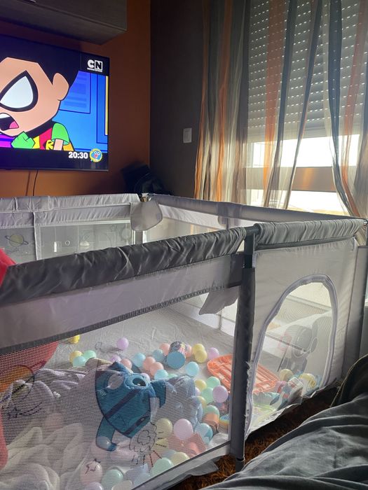 Pack parque de bebe + cadeira baloico