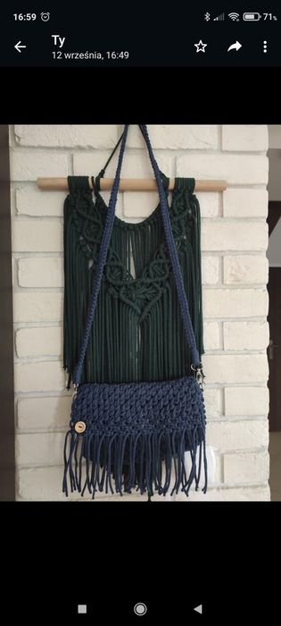 Torebka Handmade ,Śliczna i wyjątkowa bo oryginalna