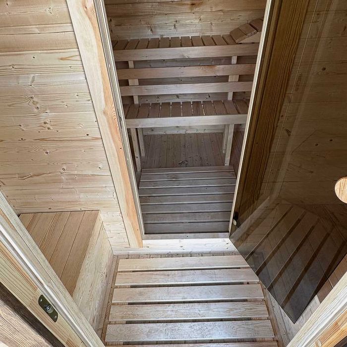 Sauna ogrodowa QUADRO 340 cm do samodzielnego montażu