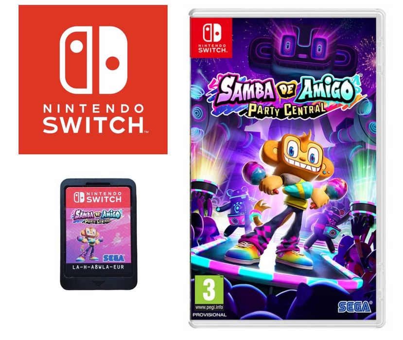 Samba de Amigo Party Central gra Nintendo Switch kartridż prezent