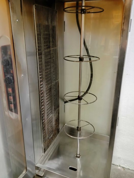 Rożen grill elektryczny, obrotowe do 12 kurczaków