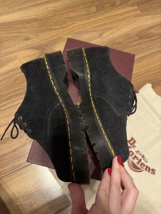 Buty półbuty skórzane zamszowe Dr. Martens 1461 bex suede 40 oksfordki