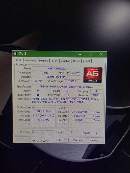 Motherboard GigaByte GA-F2A85XM-D3H + CPU + RAM