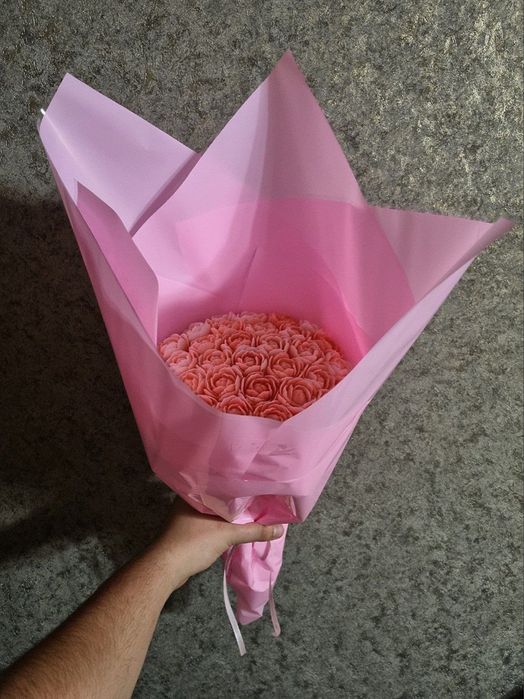Большой букет из мыла