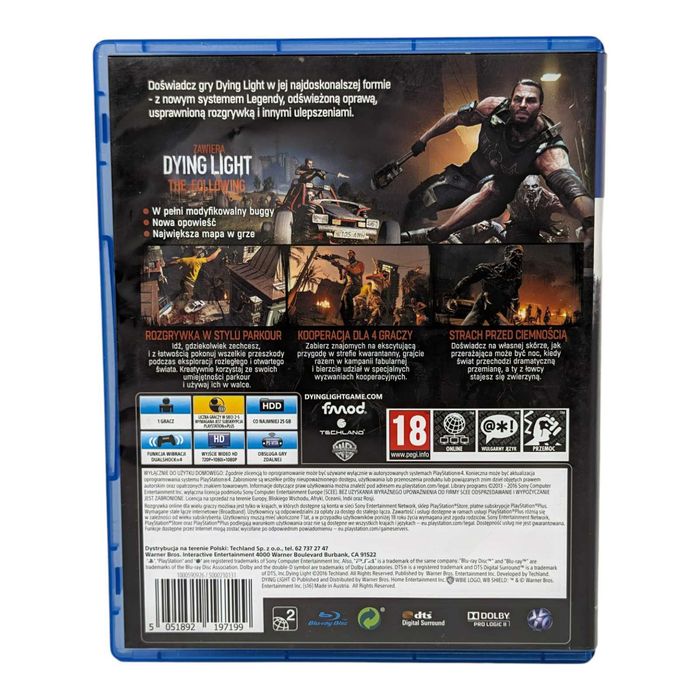 Dying Light The Following Enhanced Edition PS4