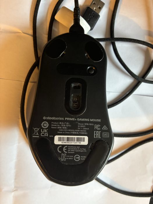 Mysz gamingowa SteelSeries Prime+ | OLED | Na gwarancji (do 09.2026)