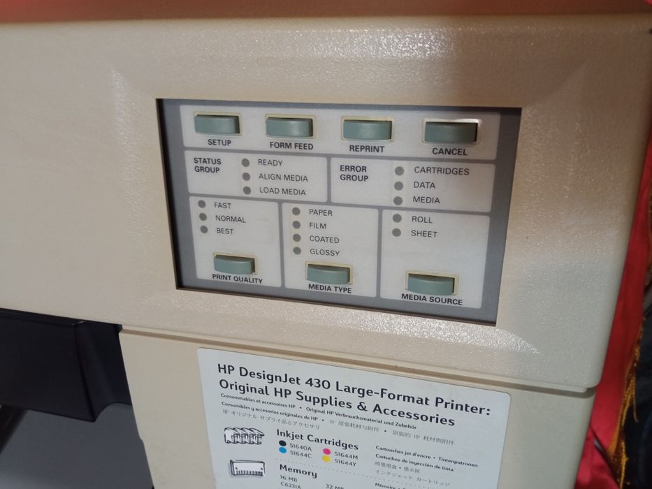 Широкоформатный HP Designjet 430