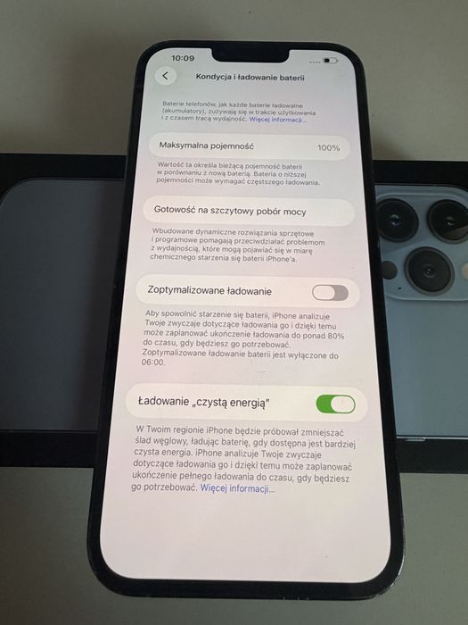 iPhone 13 Pro Max 128gb Sierra Blue Bateria 100%