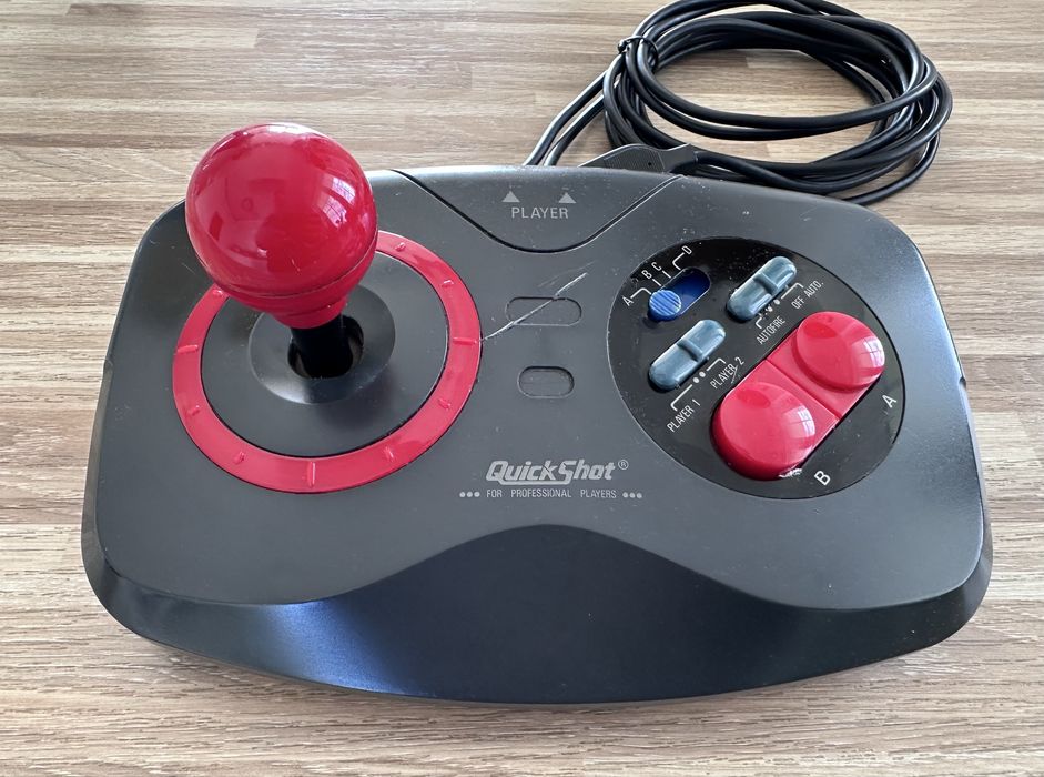 Joystick QuickShot QS-128F sprawny Atari Amiga MSX Amstrad Sega