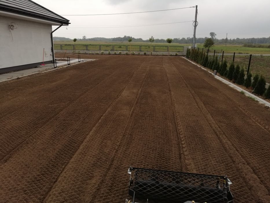 Przygotowanie Terenu pod trawnik, Glebogryzarką separacyjną