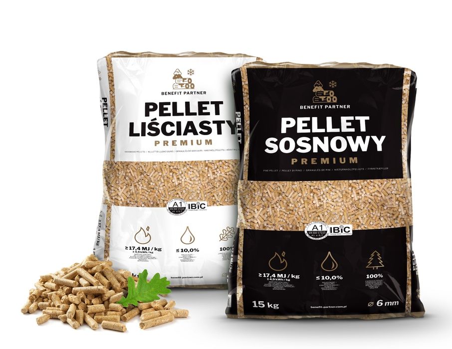 Pellet CERTYFIKOWANY, pellet A1 , pellet liściasty, pellet drzewny
