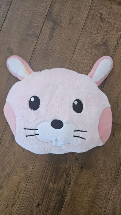 Kocyk różowy poduszka