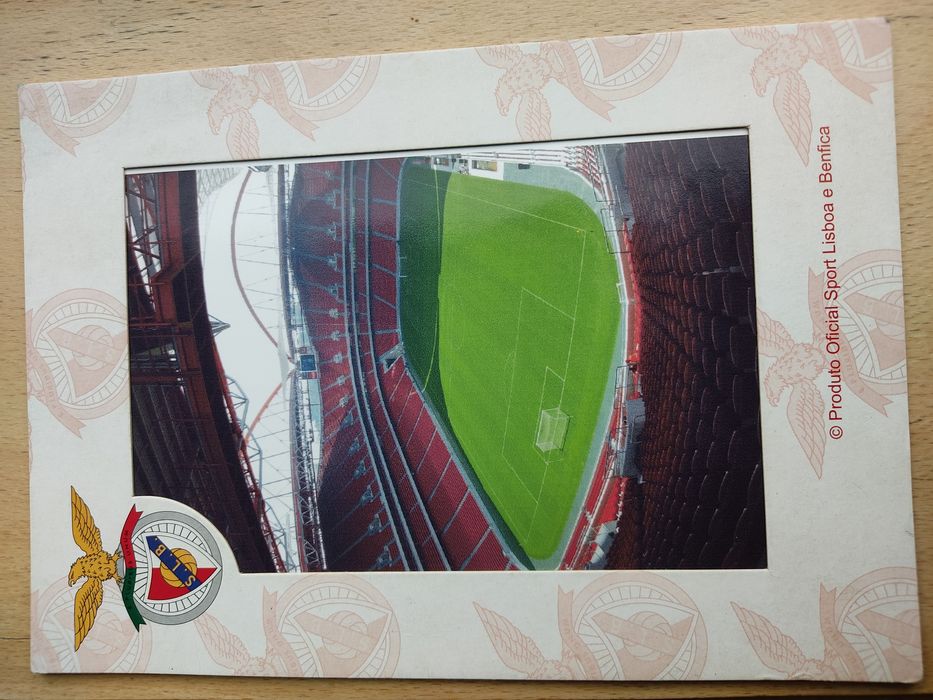Postais do estádio da luz Benfica