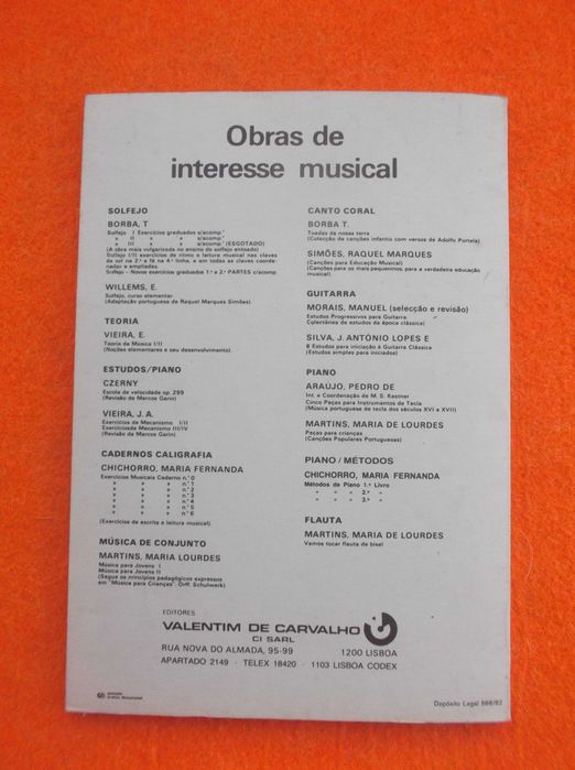Exercícios Graduados de Solfejo - Tomás Borba