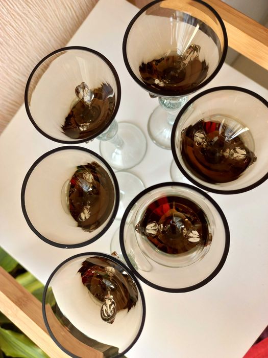 Фужери / келихи / бокали / рюмки для лікеру. Вінтаж. Стрийський завод