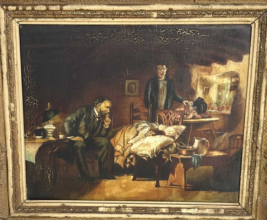 Pintura a óleo sobre tela - THE DOCTOR