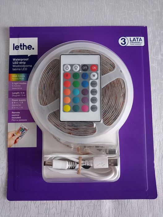 Wodoodporna taśma LED