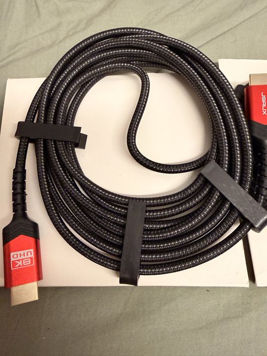 JSAUX 2x Kabel USB-C na HDMI, 4m, 4K 60 Hz, kompatybilny z Thunderbolt 3