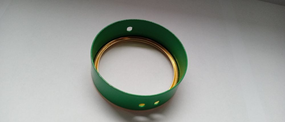 Obudowa - korpus do budzika ,,SLAVA'' - kolor zielony - stan bdb (3)