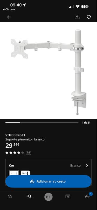 Monitor stand IKEA