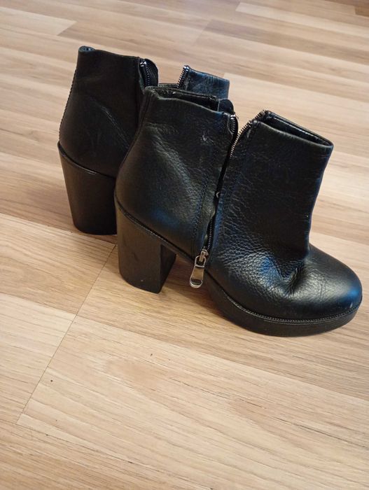 Skórzane buty damskie rozmiar 37
