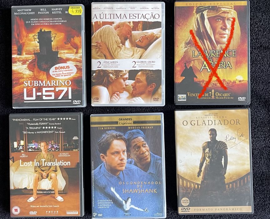 DVDs diversos , bom estado
