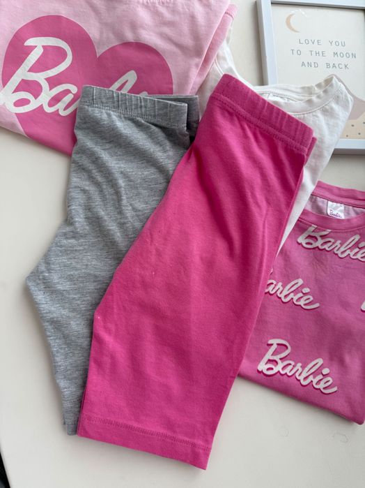 Футболки H&M Barbie Барбі для дівчат на зріст 116-120см