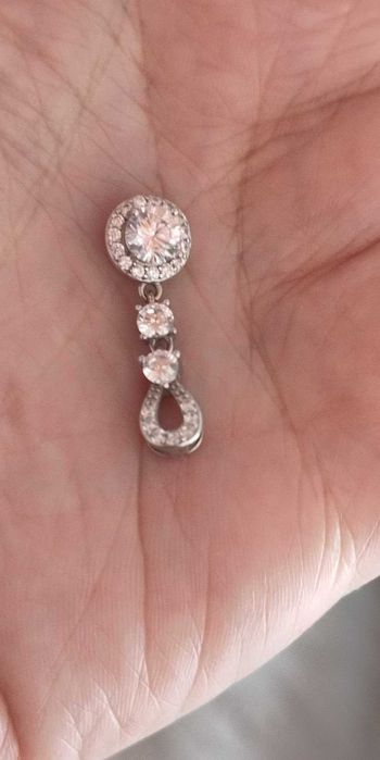 Подвес укрзолото серебро цирконий