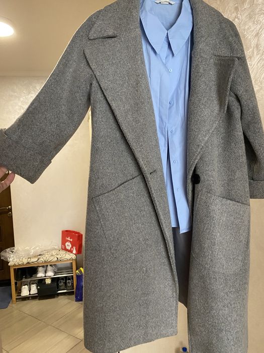 Пальто сіре (осінь)
