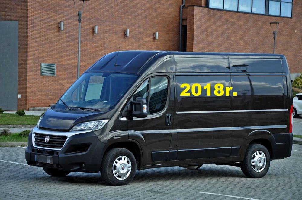 Fiat Ducato  2018r. 2.3 MultiJet 130KM L2H2 Klima Kamera Navi Tylko 126tys.km. Gwar