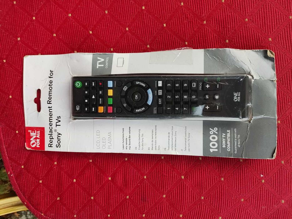 Pilot Do telewizora Sony TV Uniwersalny One For All LCD LED OLED Plasm
