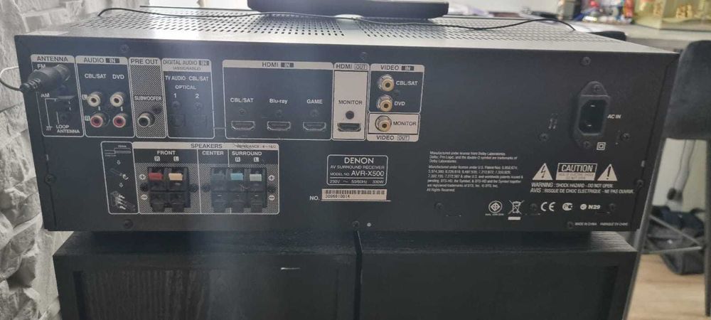 Kino domowe denon avr x500