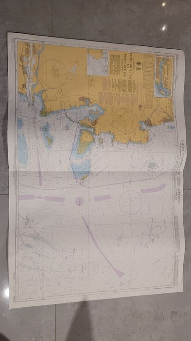Mapa admiralicji 19000. Unikat.