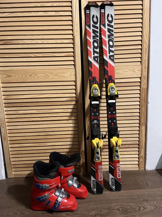 Narty 123 cm i buty salomon 23/23.5