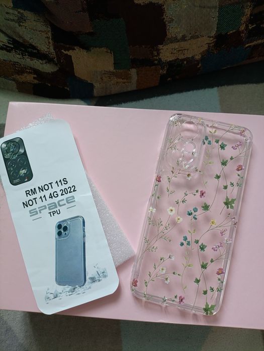 Чохол на xiaomi redmi 11 s + захисне скло 3 шт. + захисна плівка на об