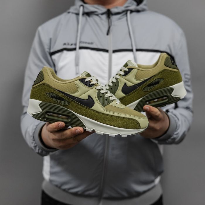 Кросівки Nike Air Max 90 Olive/Green premium | Кроссовки Найк чоловічі жіночі