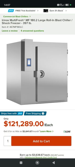 Камера шокової заморозки шокер Irinox MF 180.2 Maxi