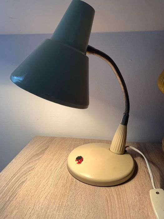lampa biurkowa PRL, POLAM, Gałecki,