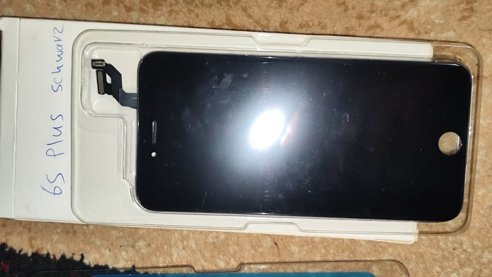 Дисплей iPhone 6 s+модуль в сборе с тачскрином черный.