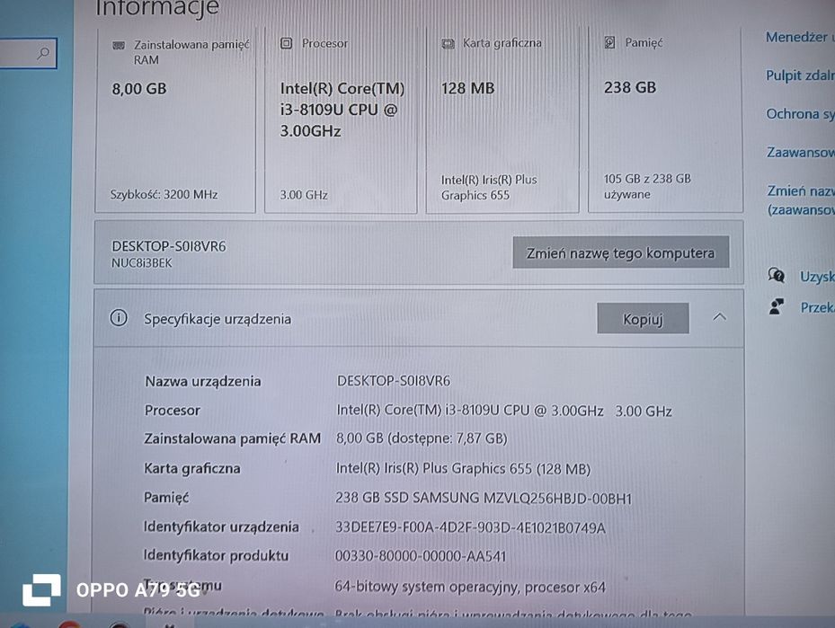 Micro komputer Nuc