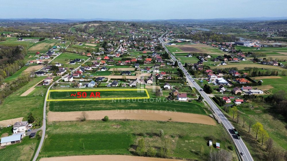 Niska Cena! Działka budowlana blisko centrum, Skołyszyn, 50AR, - Widok 2