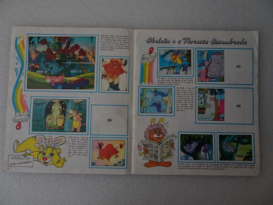 Caderneta de cromos Wuzzles - Disney - Panini - faltam 50 cromos