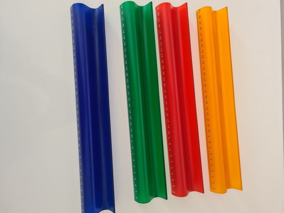 Porta clips publicitário e 4 réguas