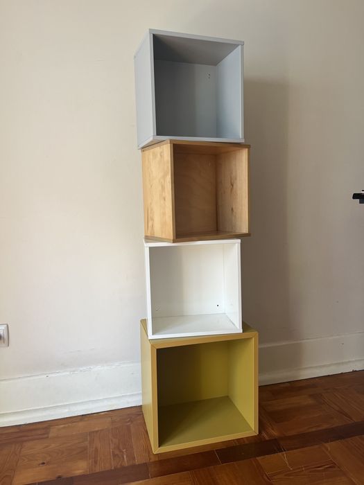 4 cubos IKEA EKET