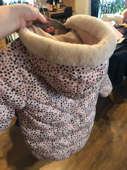 Długa kurtka zimowa pikowana Parka płaszcz Płaszczyk 134